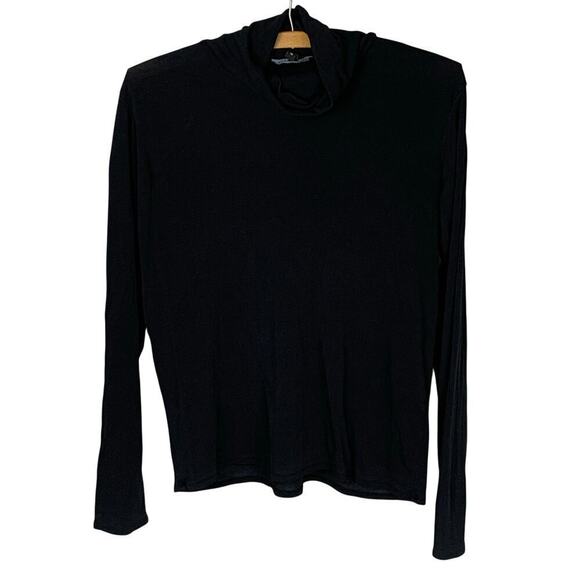 Eileen Fisher Soft Black Tissue Corp Core Turtleneck    - Size M - Picture 1 of 5